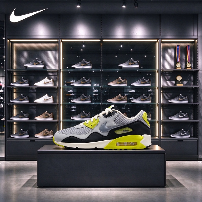 Nike Air Max 90 Men Sneakers,  - огляд і ціна Infinity Scarf Knit