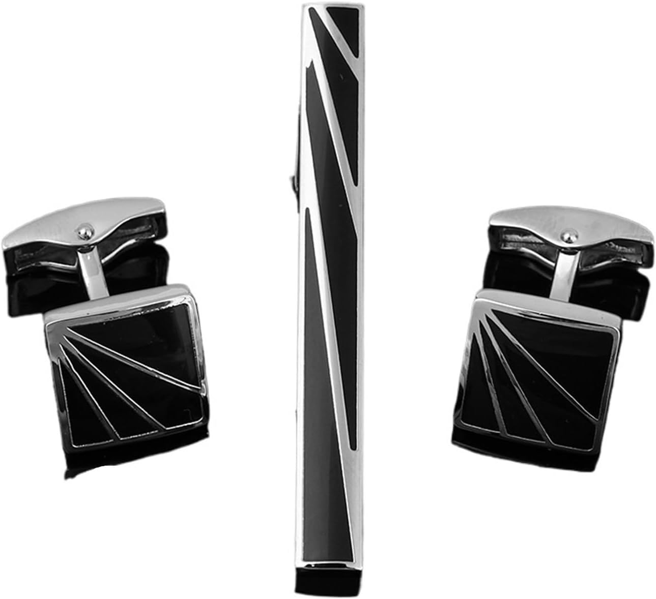 2 Sets,Mens Ties Clip Cufflink - огляд і ціна Muffler Men Wool