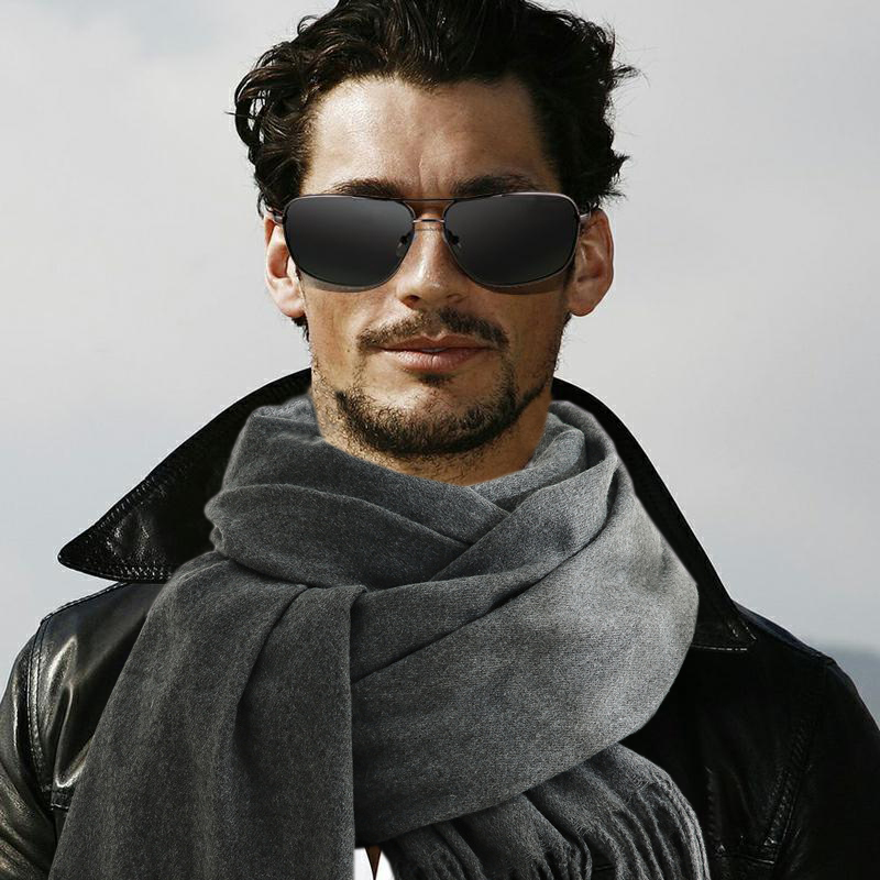 Fashion Scarf Man Winter Warm - огляд і ціна Muffler Men Wool