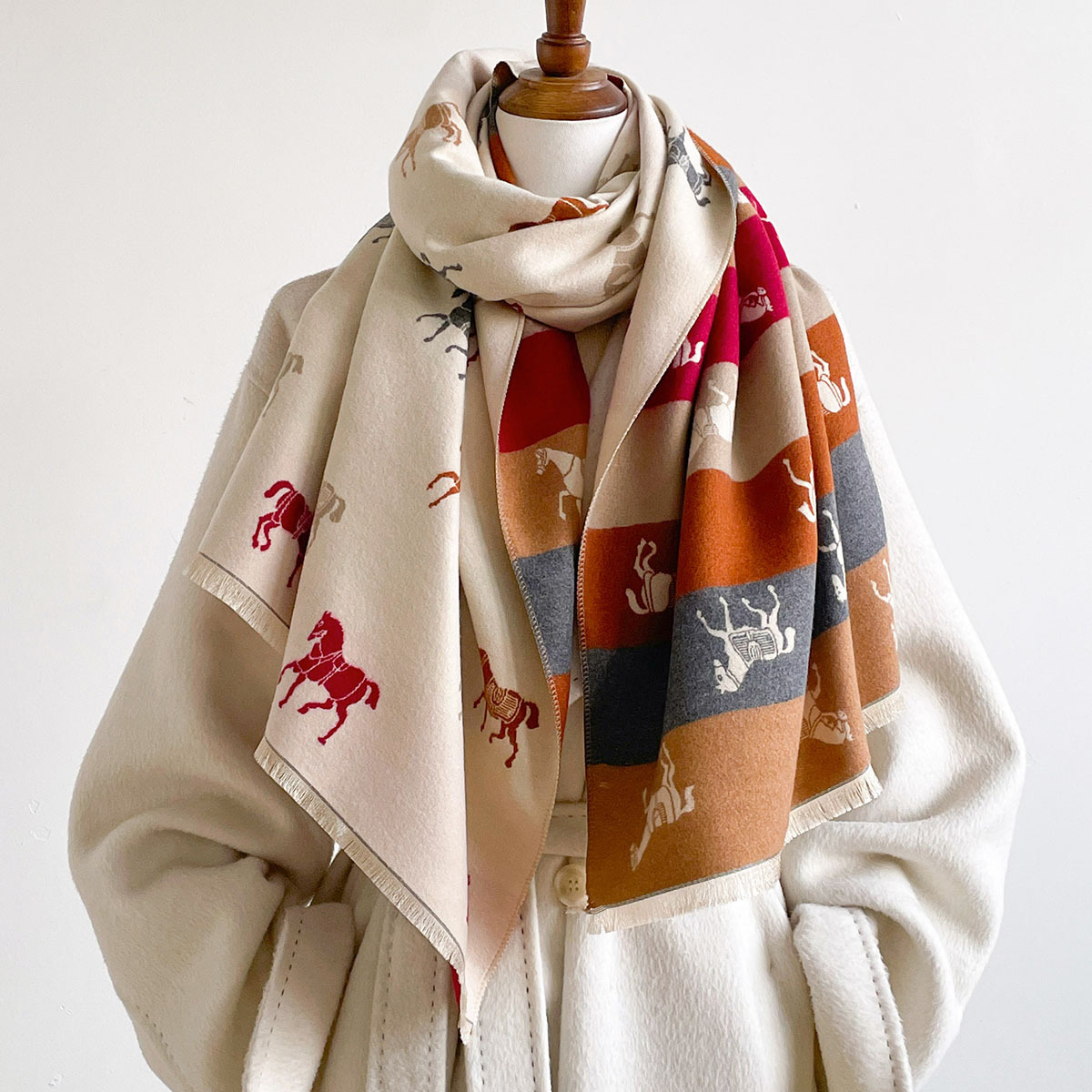 Autumn Winter Scarf Women Pash - огляд і ціна Woven Scarf Blanket