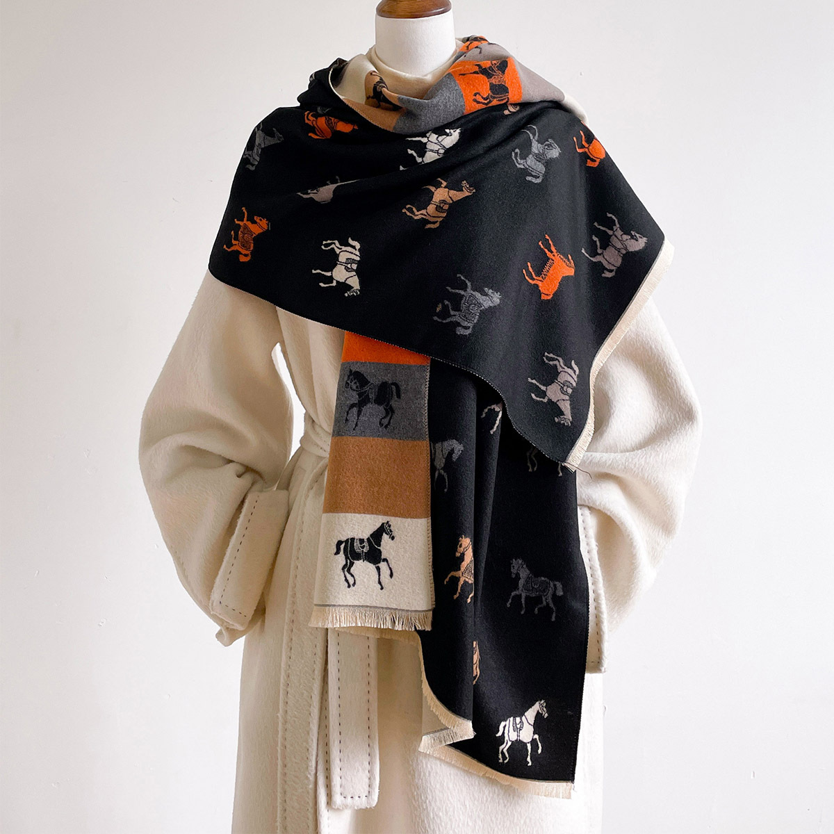 Autumn Winter Scarf Women Pash - огляд і ціна Woven Scarf Blanket