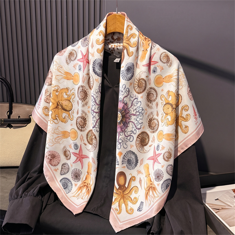 2026 Silk Shawl Square Scarf F - огляд і ціна Scarf Silk Square