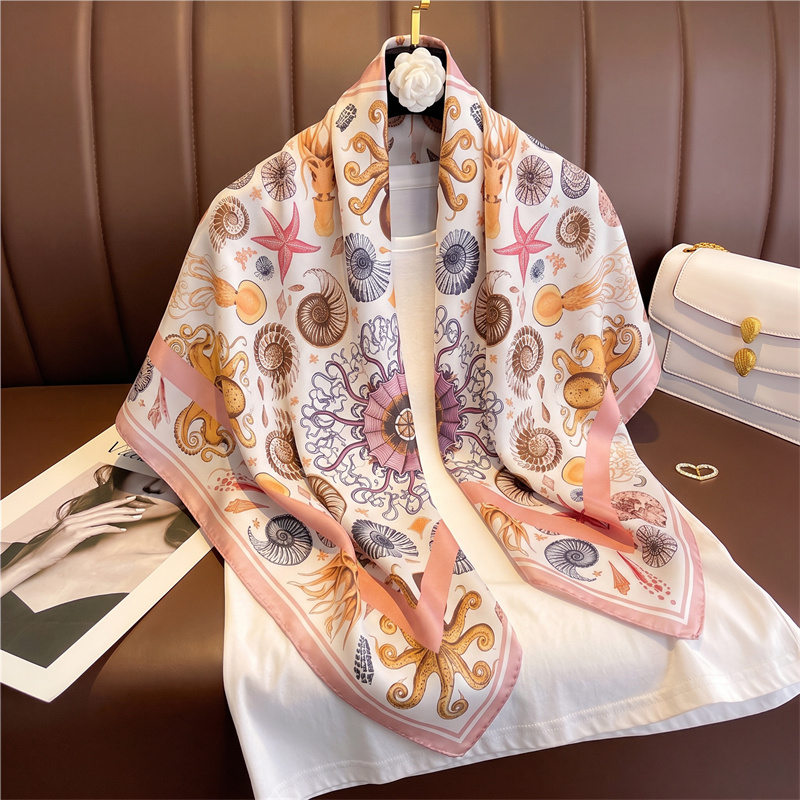 2026 Silk Shawl Square Scarf F - огляд і ціна Scarf Silk Square