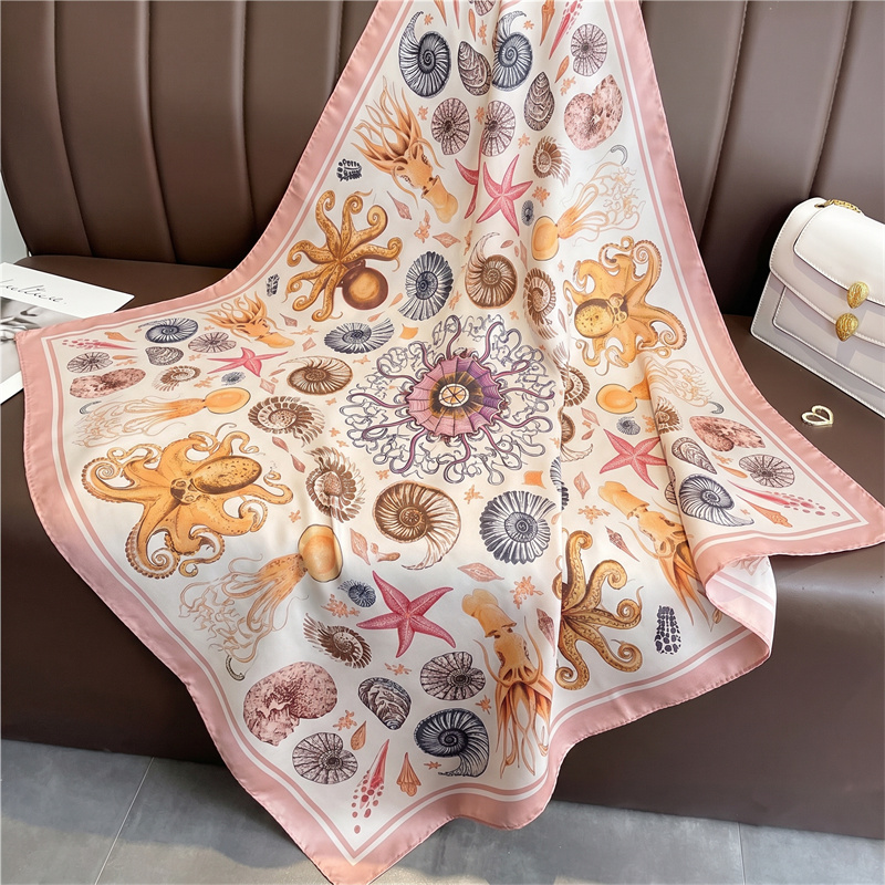 2026 Silk Shawl Square Scarf F - огляд і ціна Scarf Silk Square