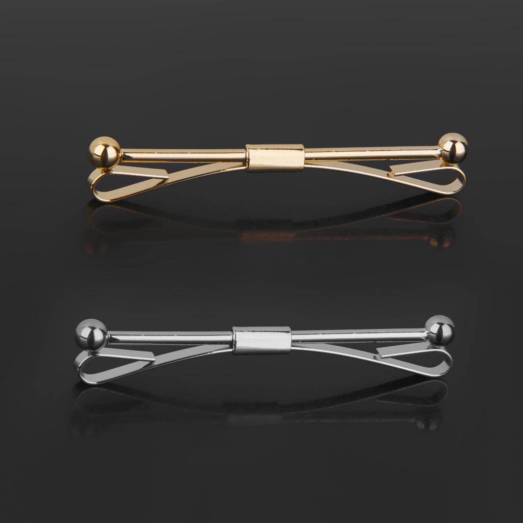 2pcs Gold Alloy Tie Collar Bar - огляд і ціна Tie Bar Set Gift