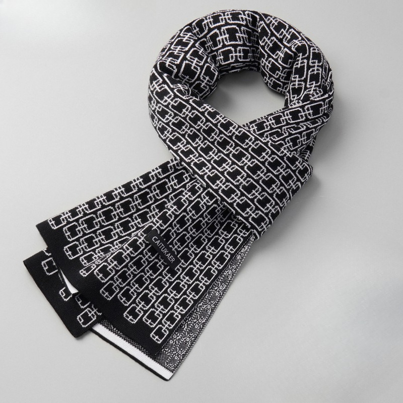Luxury Brand Winter Imitation  - огляд і ціна Muffler Men Wool