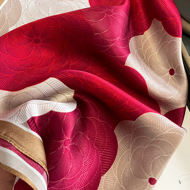 Fashion 100% Real Pure Silk He - огляд і ціна Scarf Silk Square