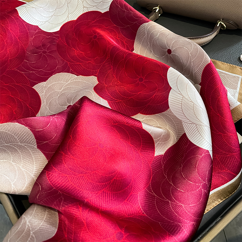 Fashion 100% Real Pure Silk He - огляд і ціна Scarf Silk Square