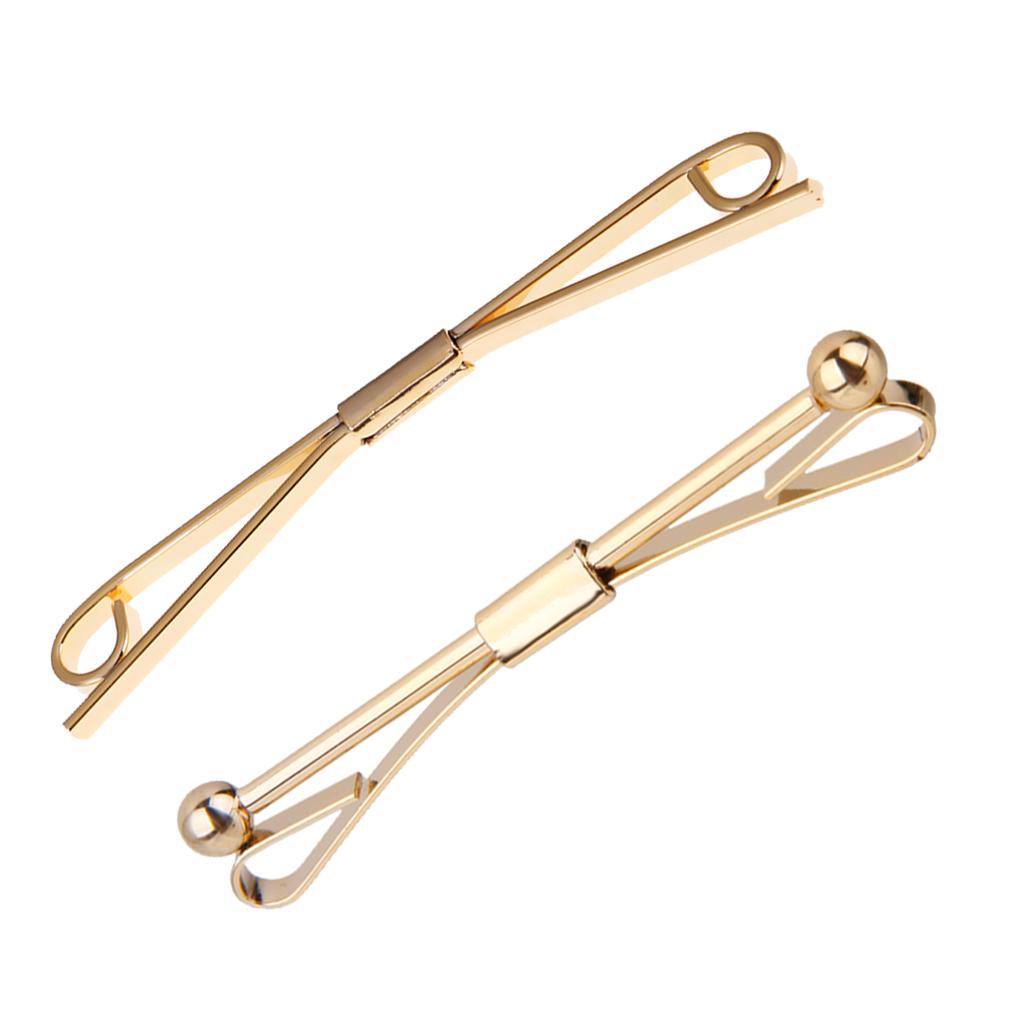 2pcs Gold Alloy Tie Collar Bar - огляд і ціна Tie Bar Set Gift