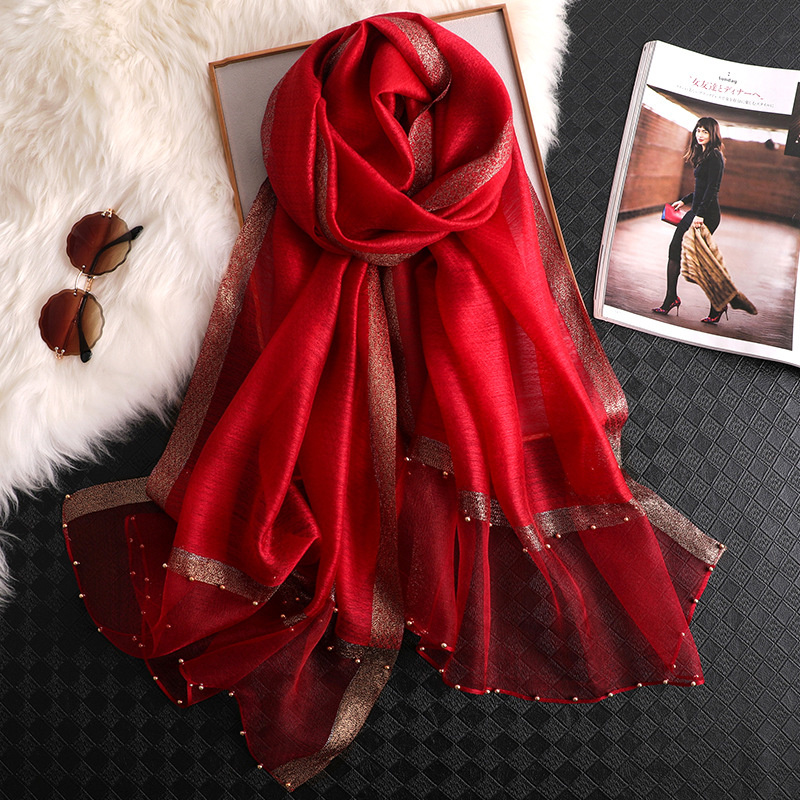 2024 Luxury 100% Silk Shawl Sc - огляд і ціна Scarf Silk Square