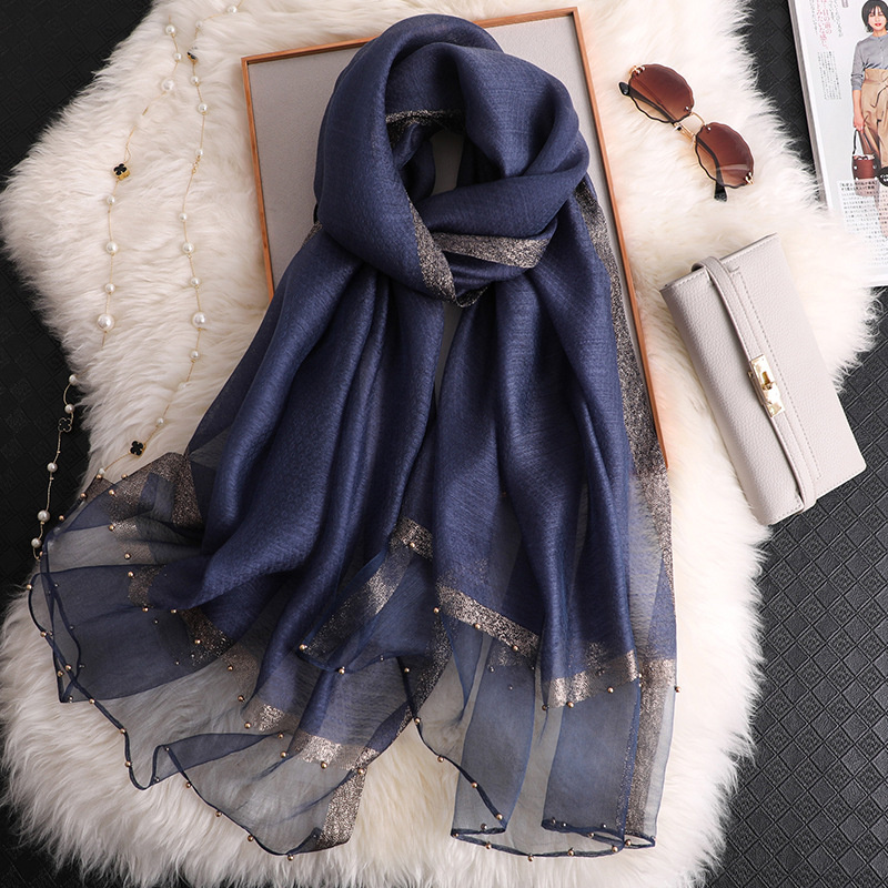 2024 Luxury 100% Silk Shawl Sc - огляд і ціна Scarf Silk Square