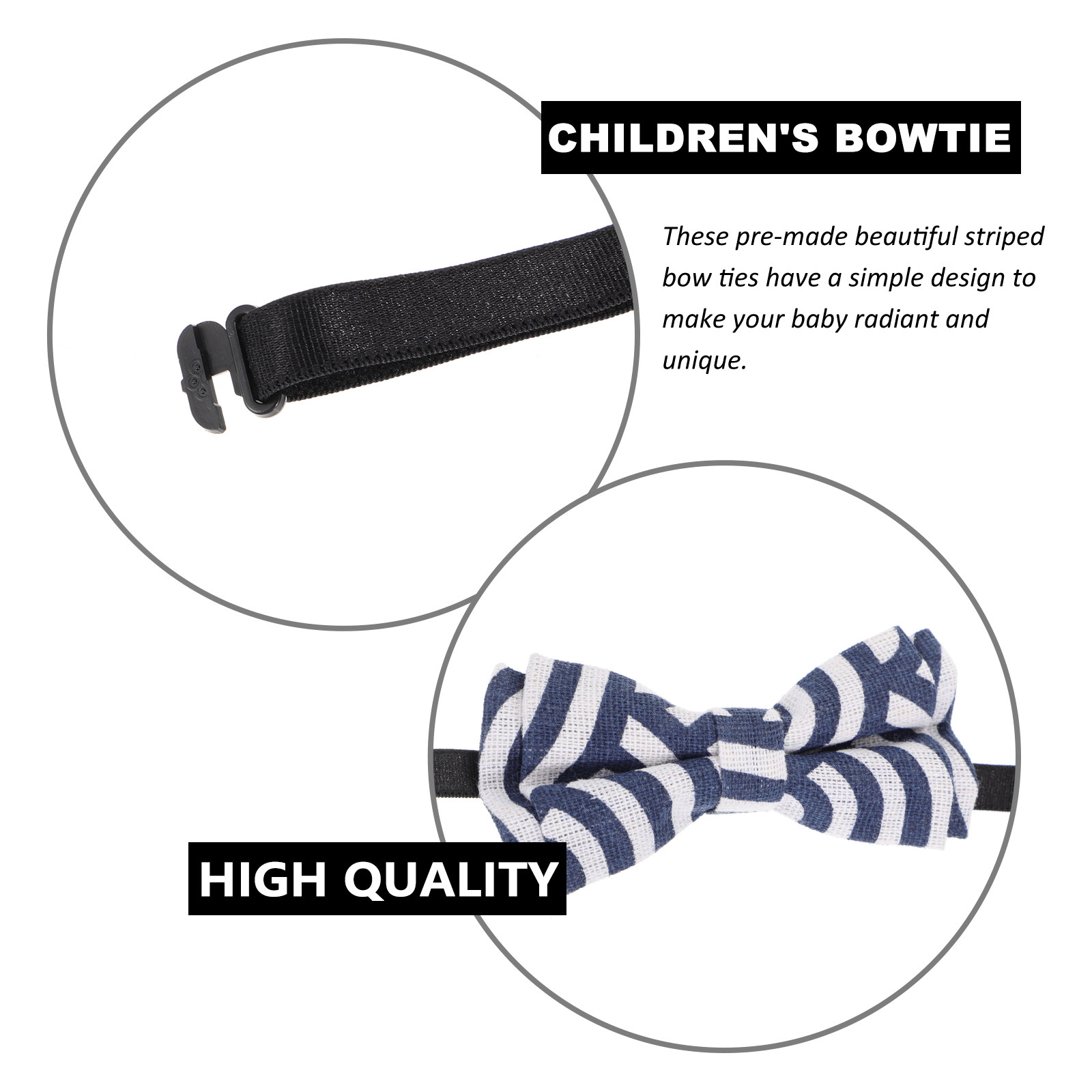 2Pcs Pre Tied Bow Tie For Kids - огляд і ціна Bow Tie Pre Tied